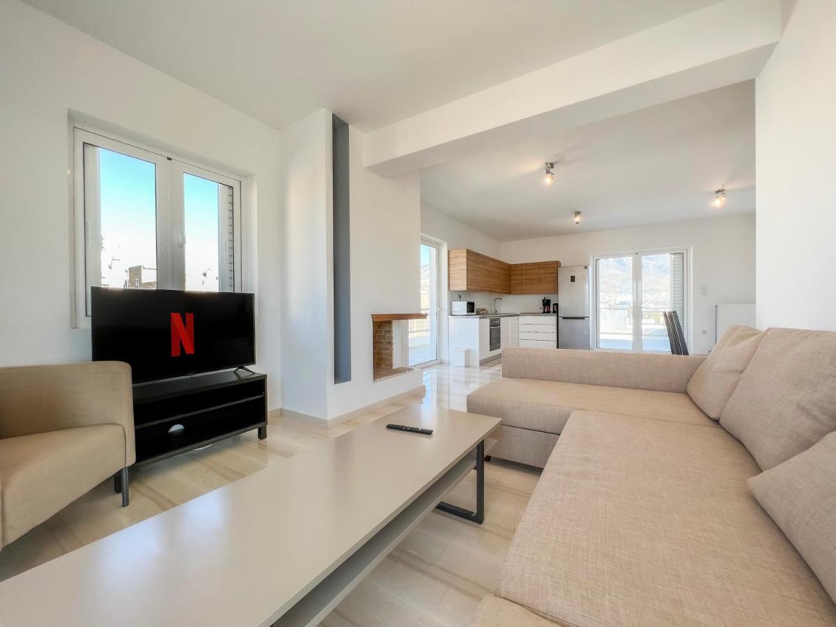 Panoramic Cityscape Maisonette In Agios Dimitrios Atina Dış mekan fotoğraf